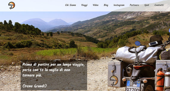 "Sito Sito web 4Riders realizzato da UtopiX WebLab
