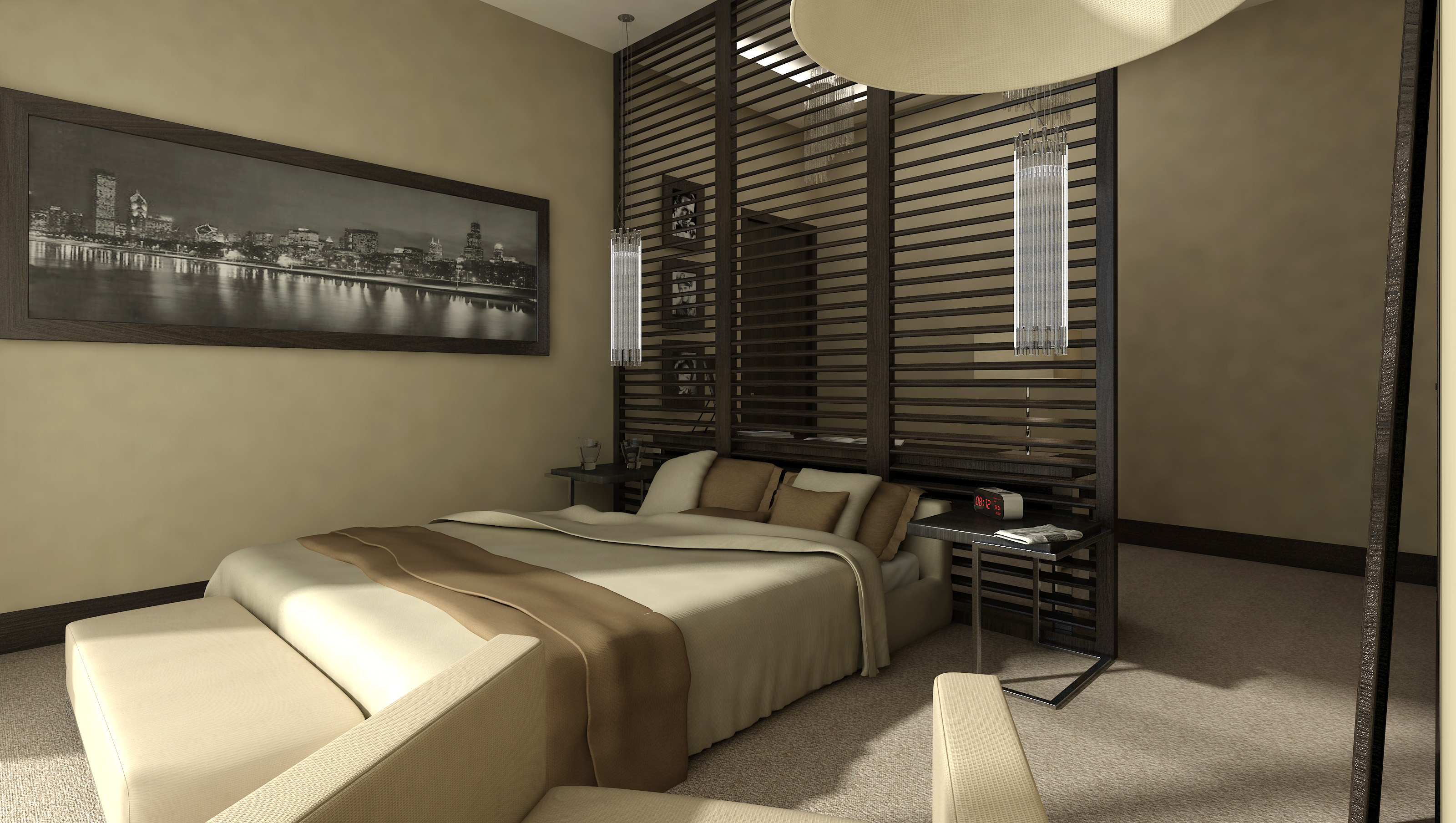 Attico_0007 Rendering 3D di attico residenziale - UtopiX Milano