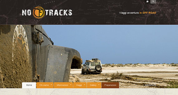 "Sito Sito web NoTracks realizzato da UtopiX WebLab
