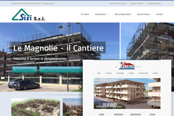 Sito web Marlin Costruzioni realizzato da UtopiX WebLab