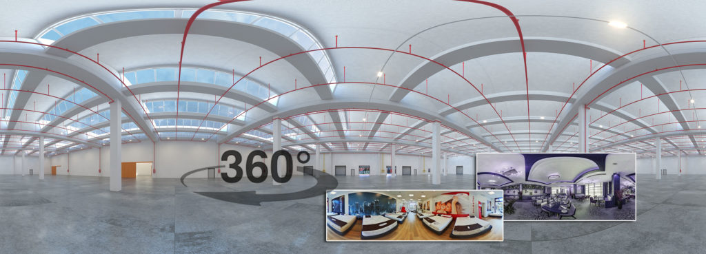 Slide di presentazione del servizio virtual tour 360 - UtopiX Milano