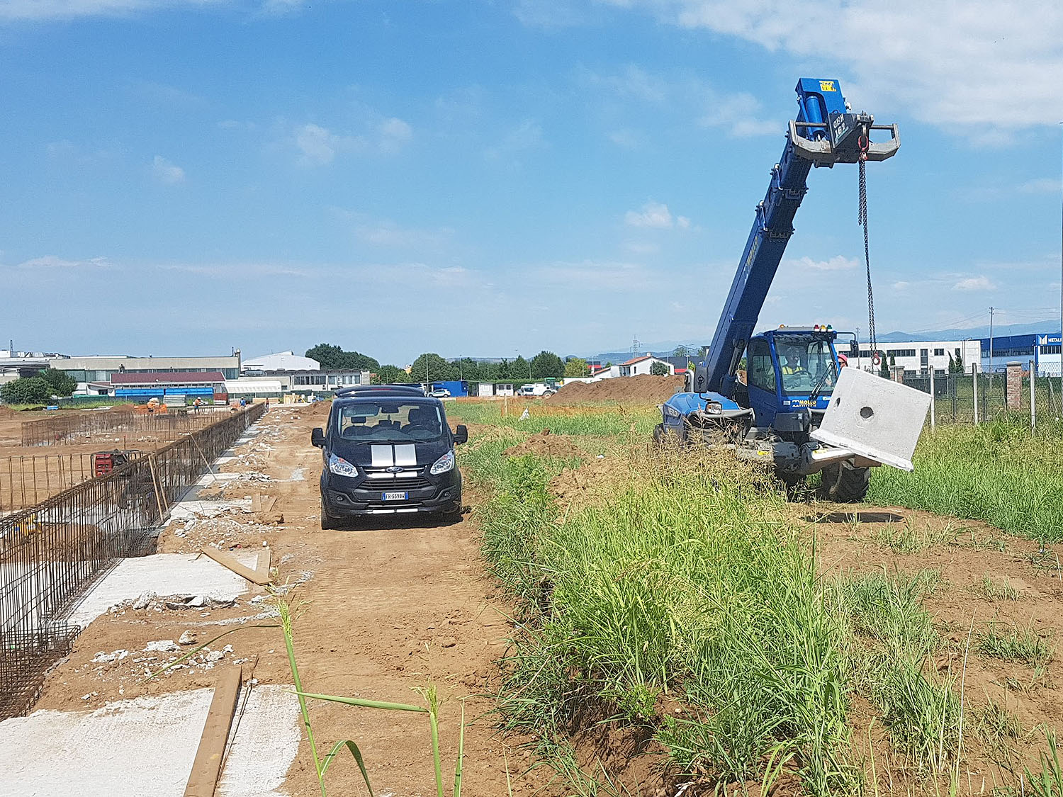 Timelapse cantiere Brianza: postazione fissa a inizio lavori