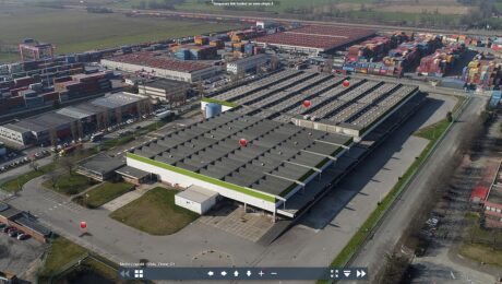 Virtual Tour 360° Melzo – vista aerea area industriale e logistica