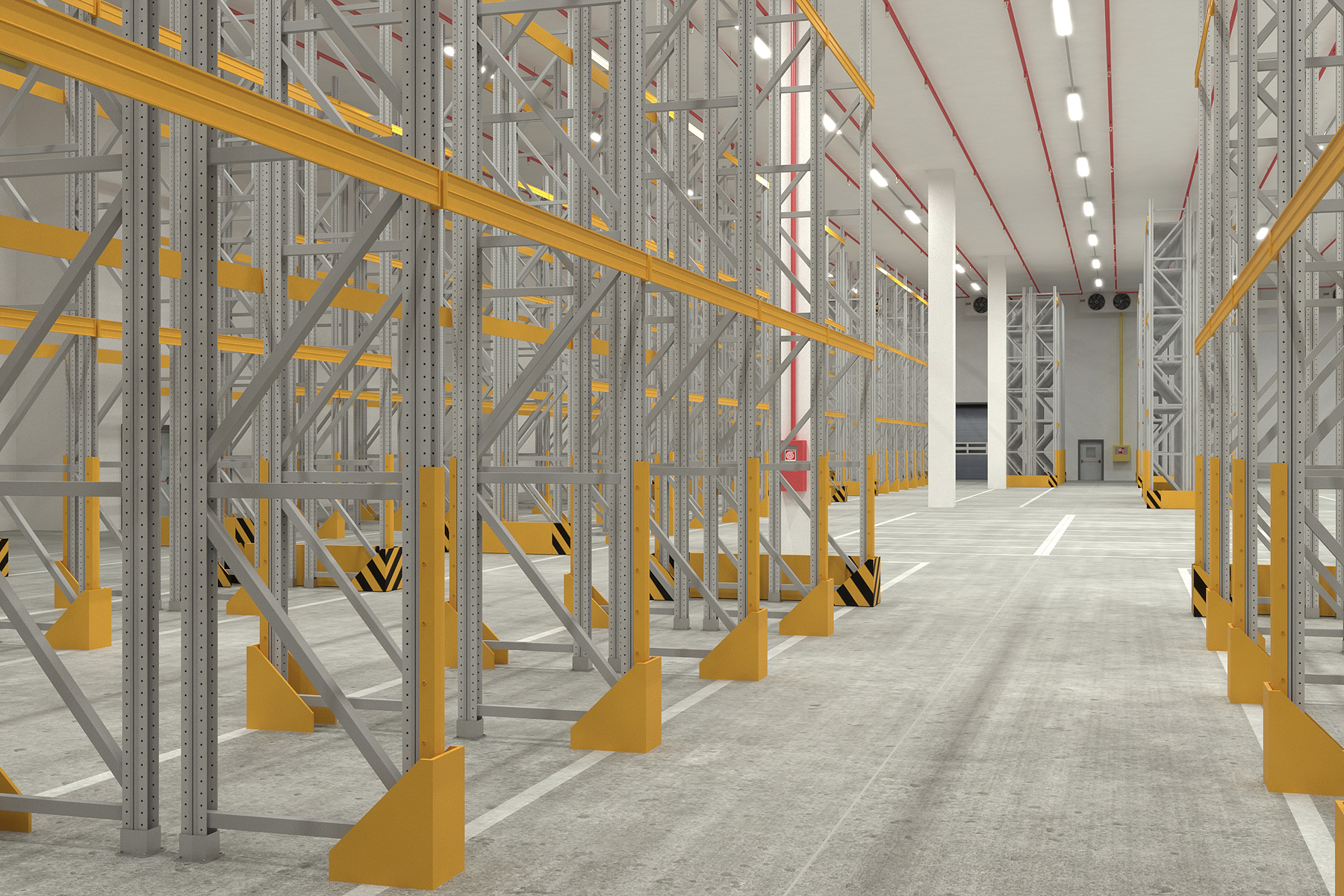 Interno di uno stabilimento industriale con linee produttive, ambiente tipico di un tour virtuale aziendale